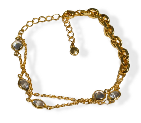 PULSERA ESLABONES DORADO