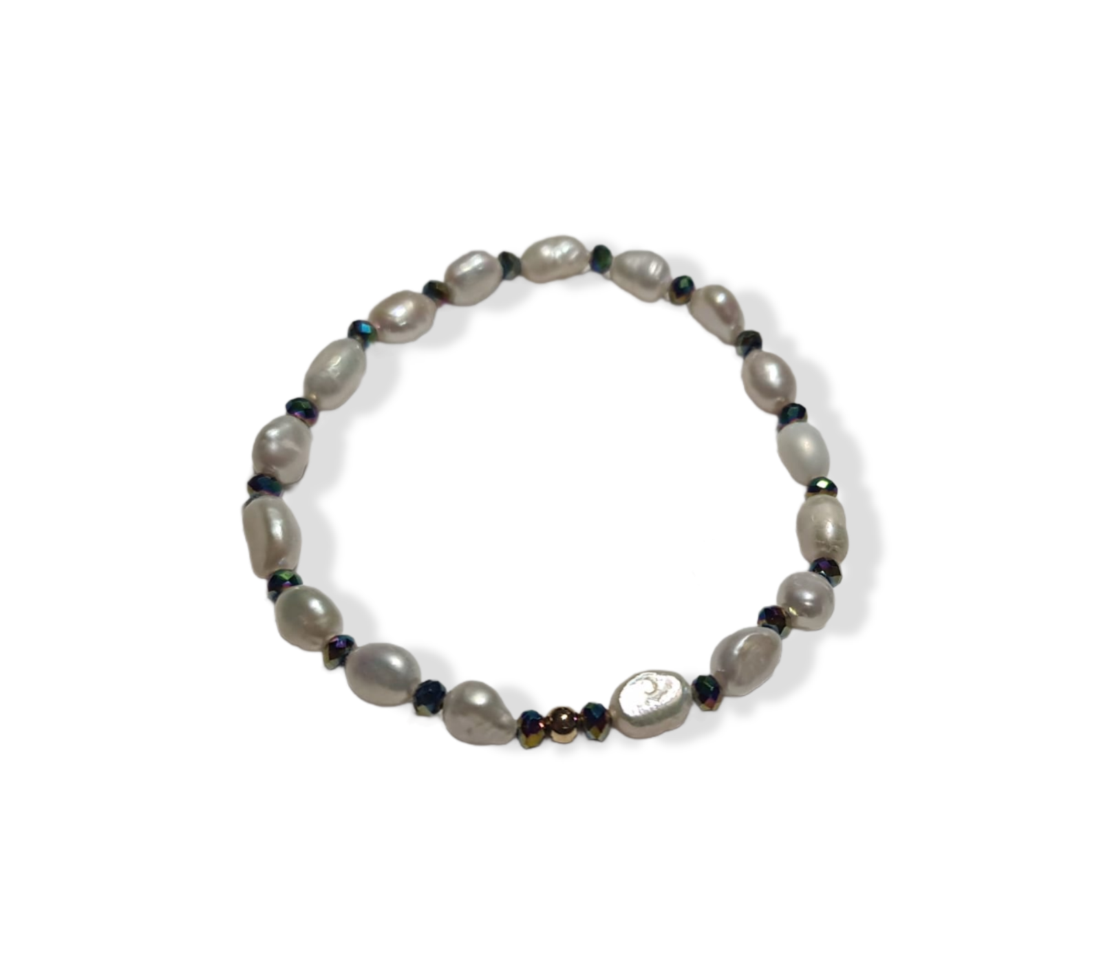 PULSERA PERLAS CRISTAL