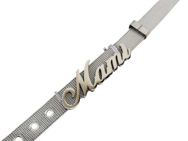 PULSERA MAMA PLATEADO