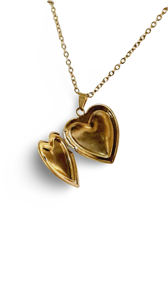COLLAR CORAZON DORADO