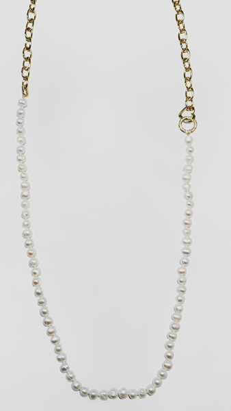COLLAR LARGO ESLABON DORADO