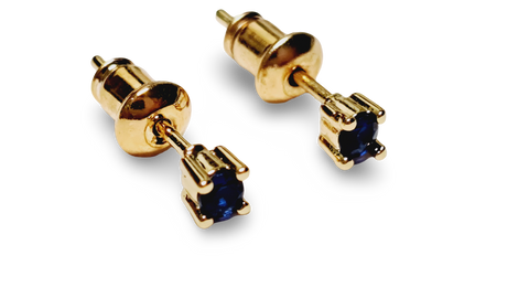 ARETE CRISTAL MINI AZUL