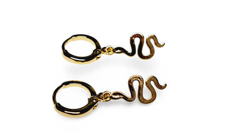 ARETE SERPIENTE DORADO HUGGIE