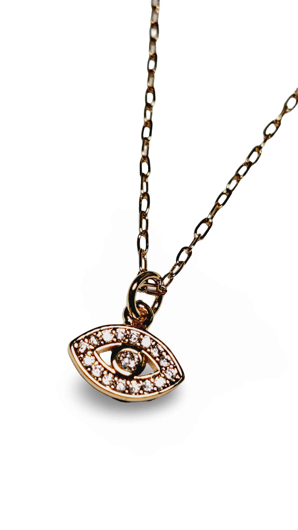 COLLAR OJO TURCO SHINE DORADO