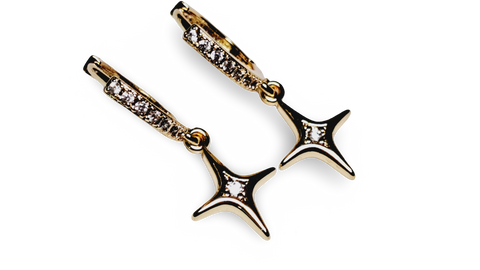 ARETE HUGGIE DESTELLO DORADO