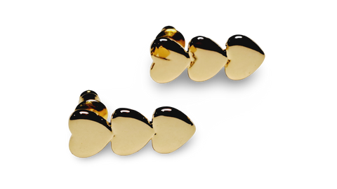 ARETE CORAZÓN TRES DORADO