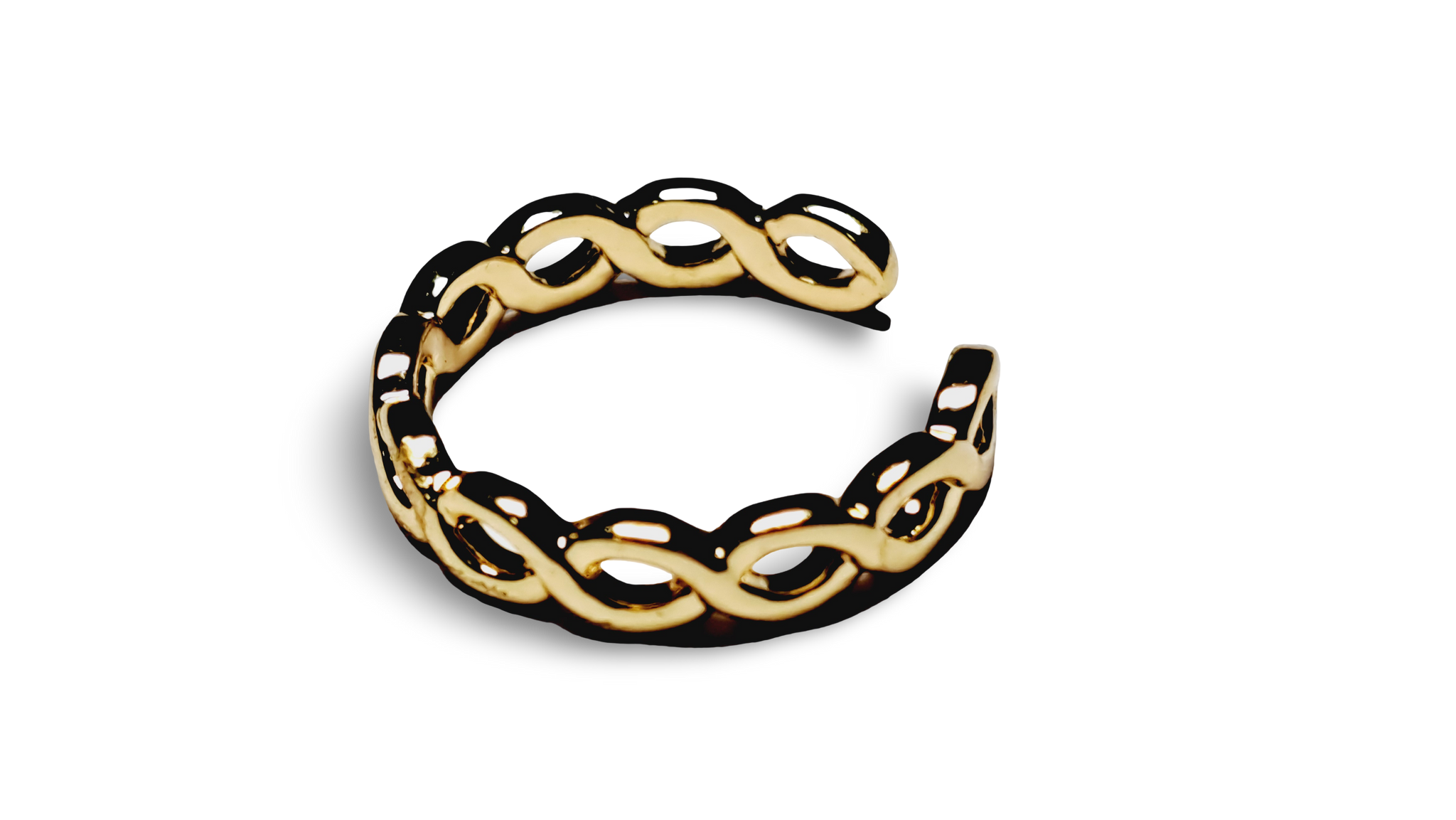ARETE EAR CUFF ESLABONES DORADO