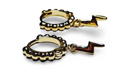 ARETE HUGGIE RAYO DORADO