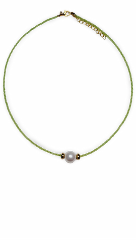 COLLAR CHAQUIRA VERDE SUAVE PERLA