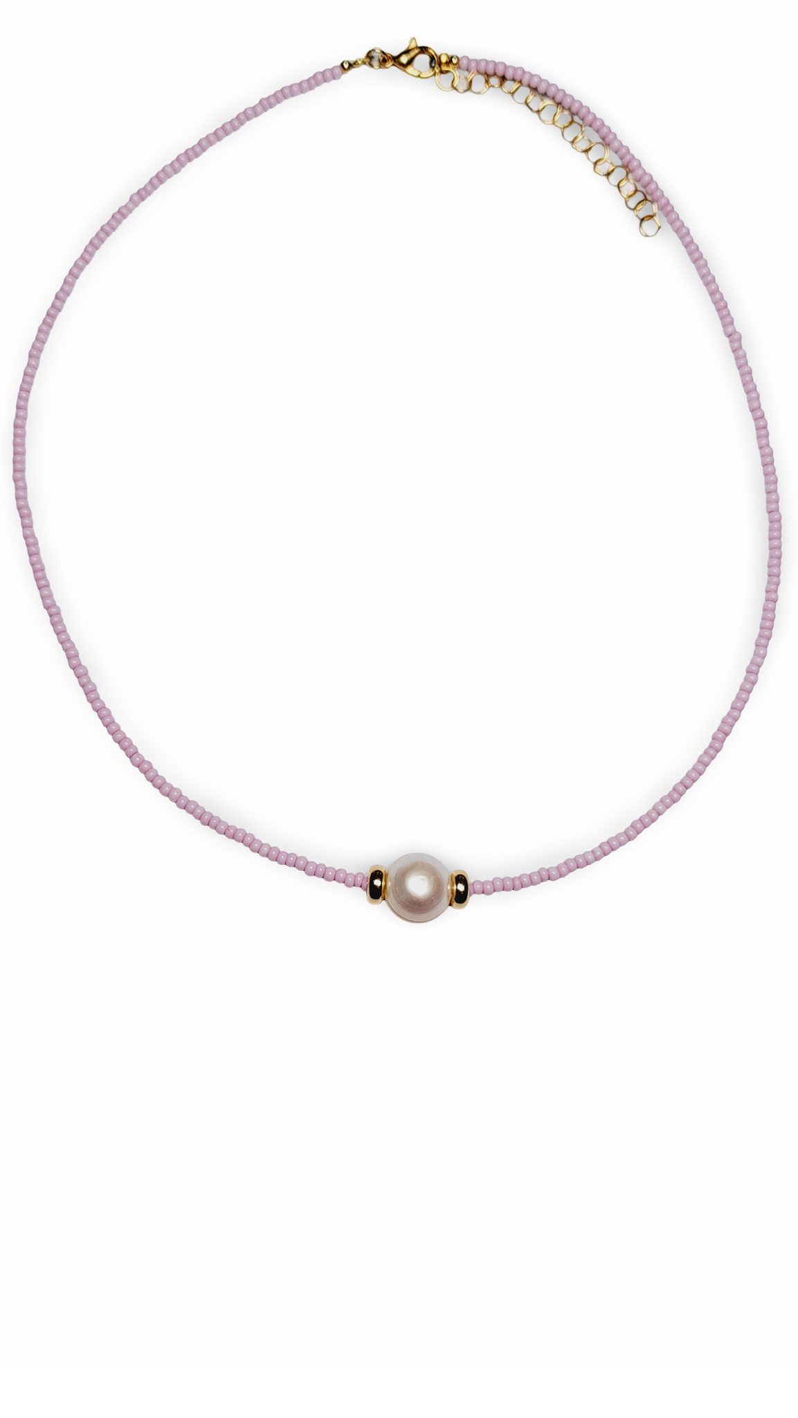 COLLAR CHAQUIRAS ROSA PERLA