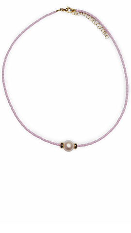 COLLAR CHAQUIRAS ROSA PERLA