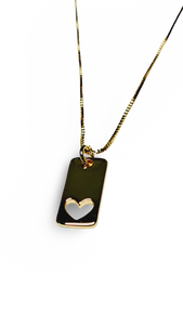 COLLAR CORAZON DORADO