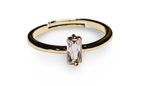 ANILLO DORADO CIRCONIA AJUSTABLE