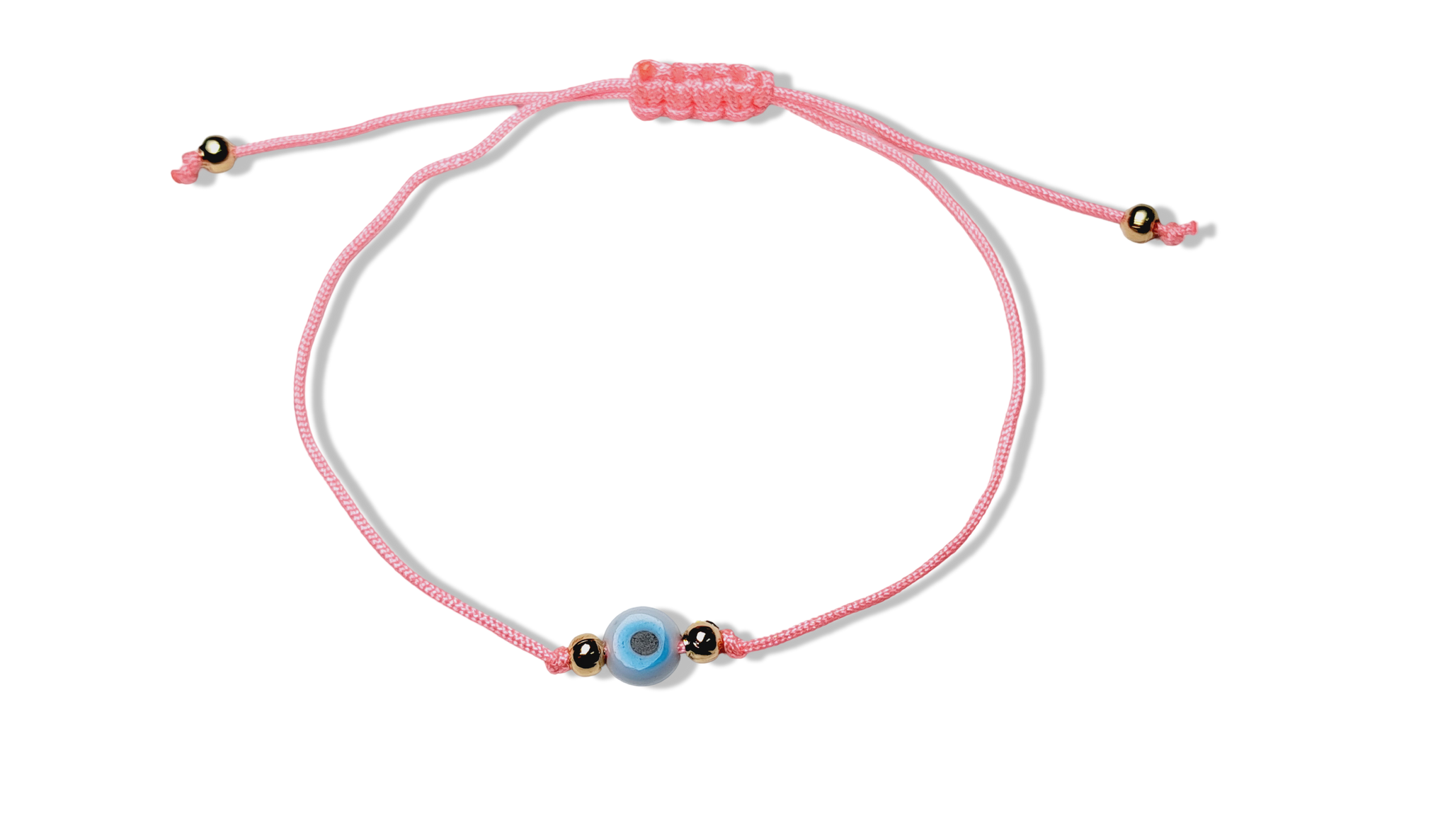 PULSERA OJO TURCO ROSA NEON