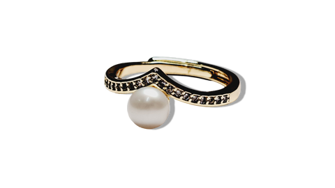 ANILLO PERLA DORADO