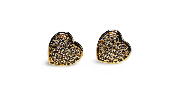 ARETE HEART CIRCONIAS DORADO