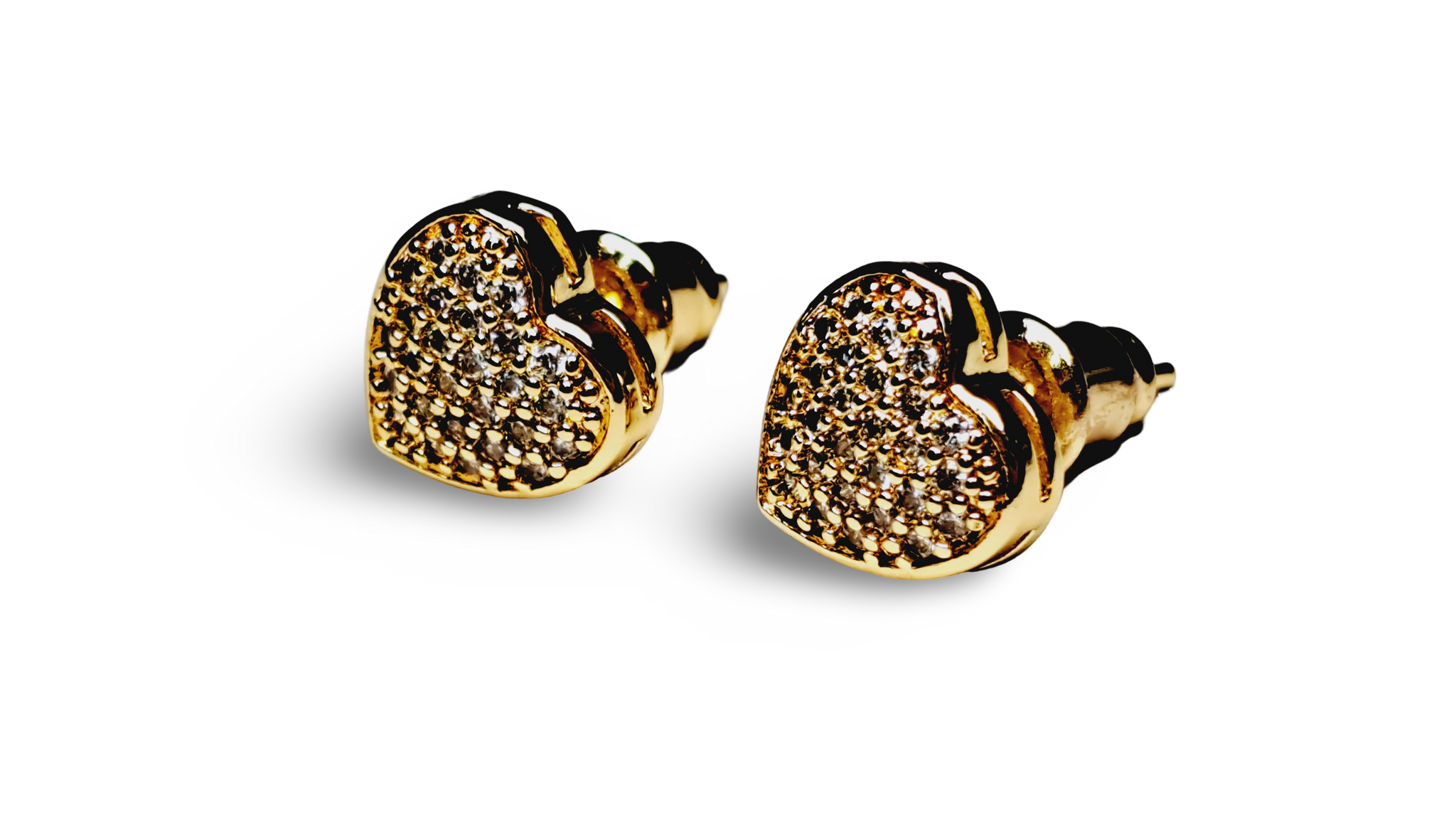 ARETE HEART CIRCONIAS DORADO