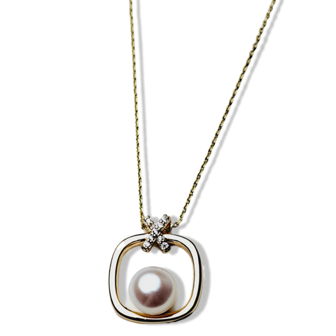COLLAR SQUARE DORADO
