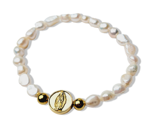 PULSERA VIRGEN DORADO