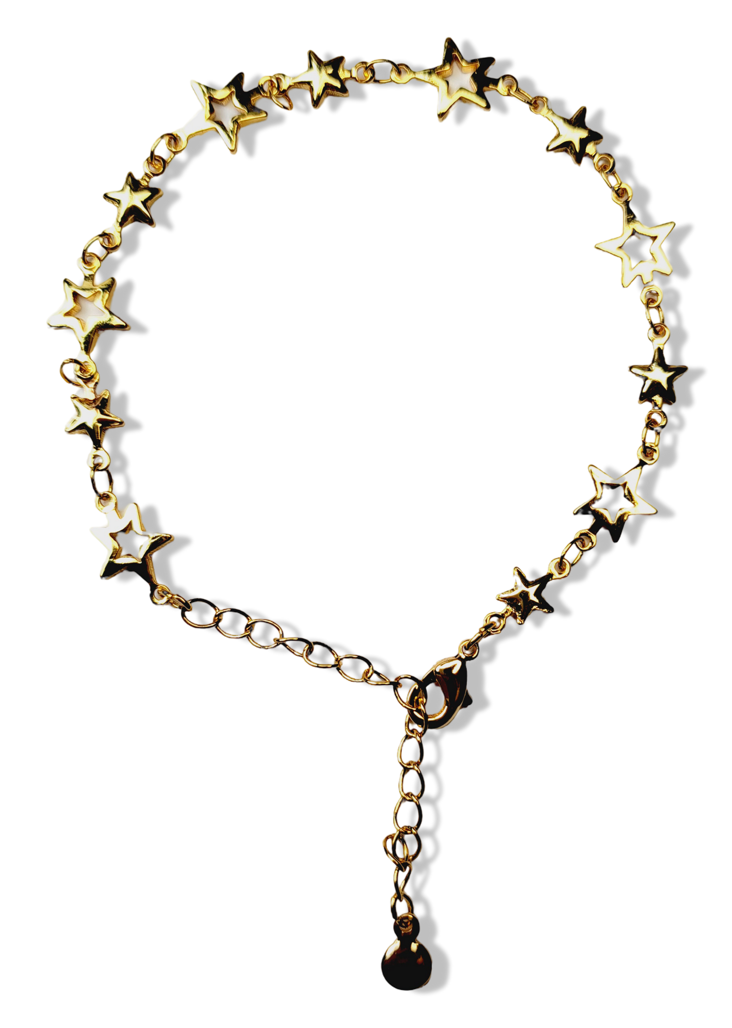 PULSERA ESTRELLAS DORADO