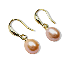 ARETE PERLA MELON DORADO