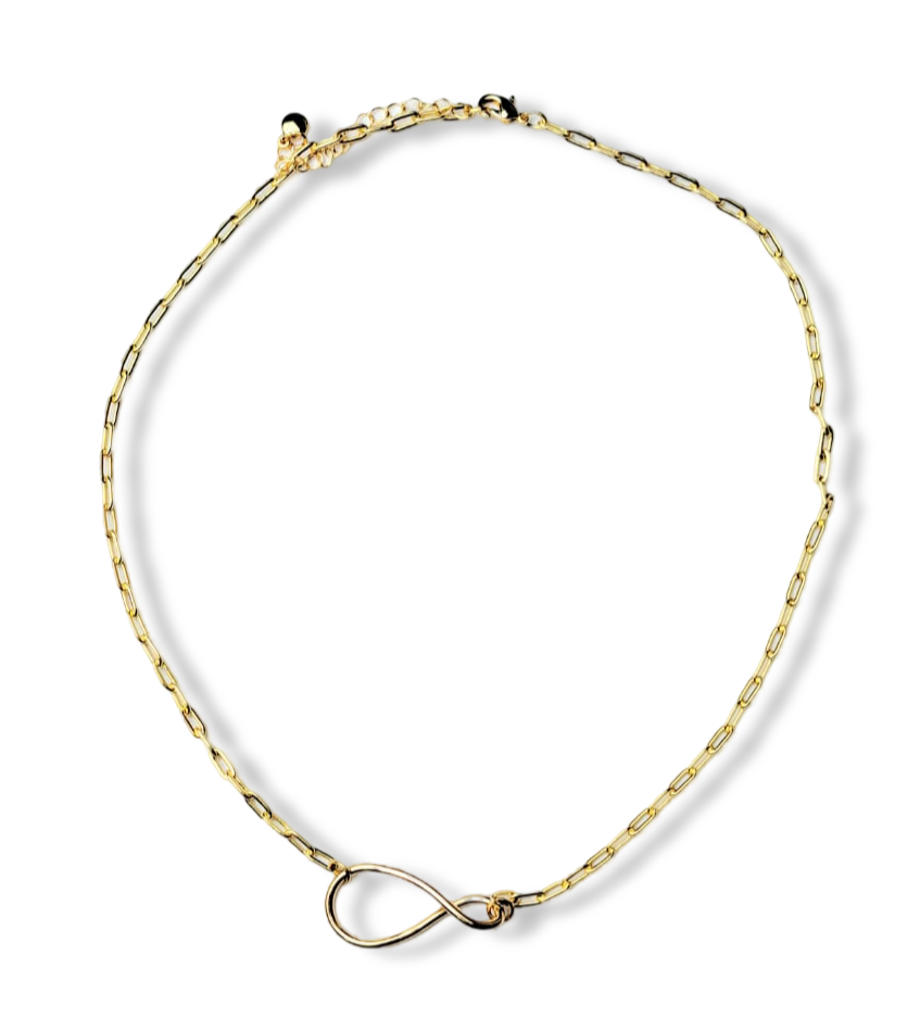 COLLAR ESLABON INFINITO DORADO