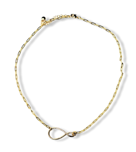 COLLAR ESLABON INFINITO DORADO