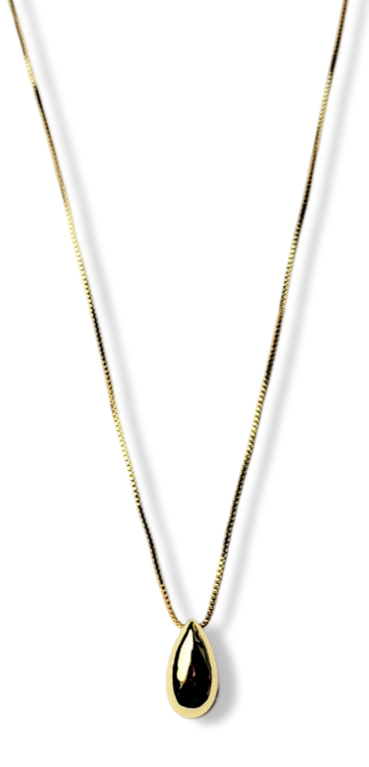 COLLAR GOTA LISA DORADO