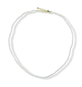 COLLAR PERLA ARROZ FINO DORADO