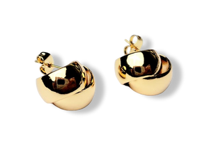 ARETE DOBLE CAPA DORADO