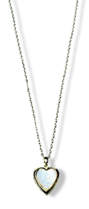 COLLAR RELICARIO MADRE PERLA VIRGEN DORADO