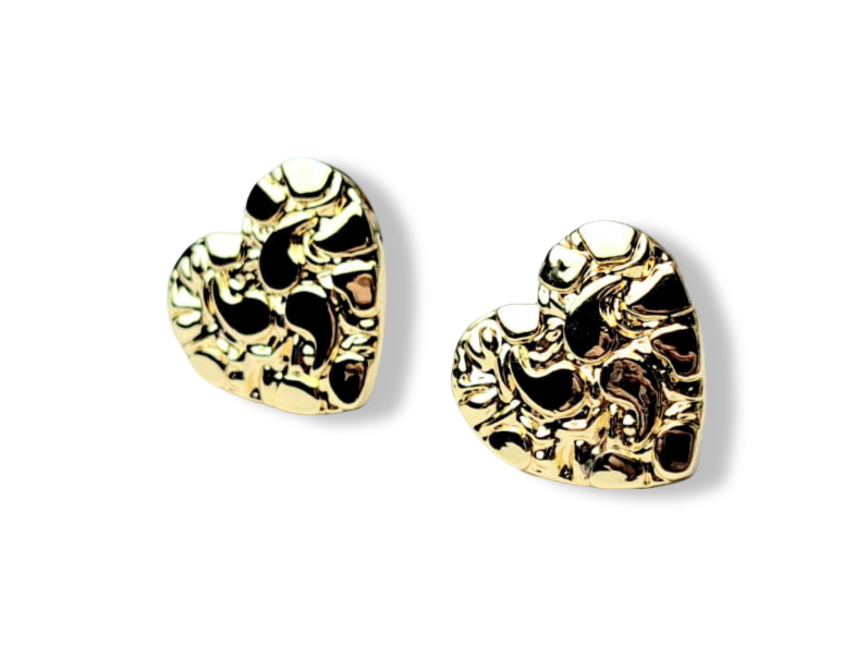ARETE CORAZÓN MED DORADO