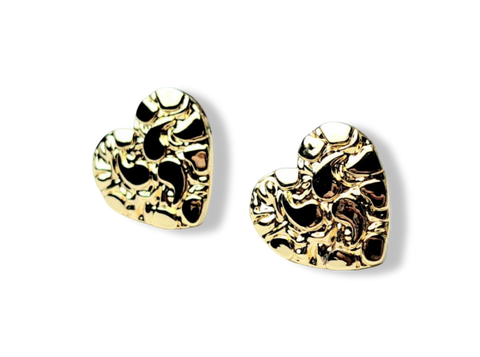 ARETE CORAZÓN MED DORADO