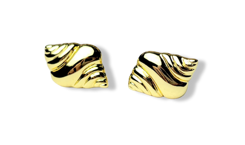 ARETE CARACOLA DORADO