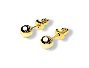 ARETE BOTONCITO DORADO