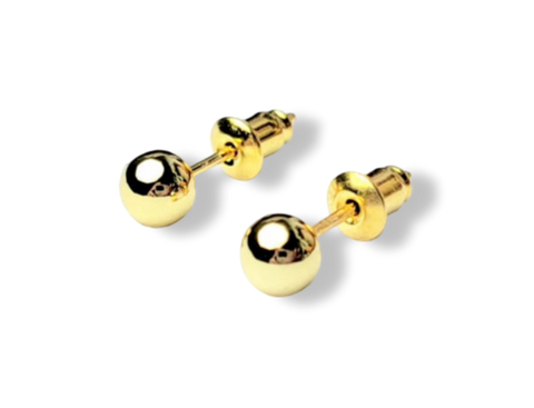 ARETE BOTONCITO DORADO