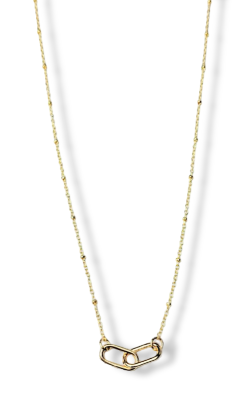 COLLAR ESLABÓN INFINITO DORADO