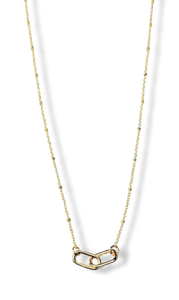 COLLAR ESLABÓN INFINITO DORADO