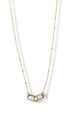COLLAR ESLABÓN INFINITO DORADO