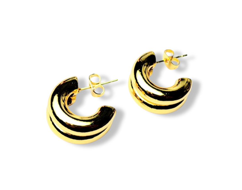 ARETE ARRACADA DOBLE DORADO