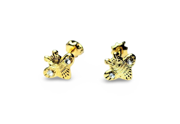 ARETE BROQUEL ABEJITAS DORADO