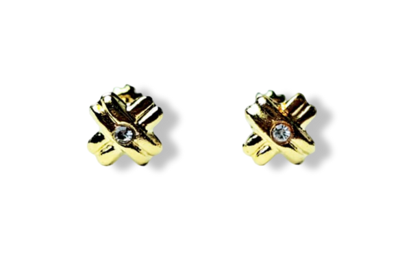 ARETE BROQUEL X CRISTAL DORADO