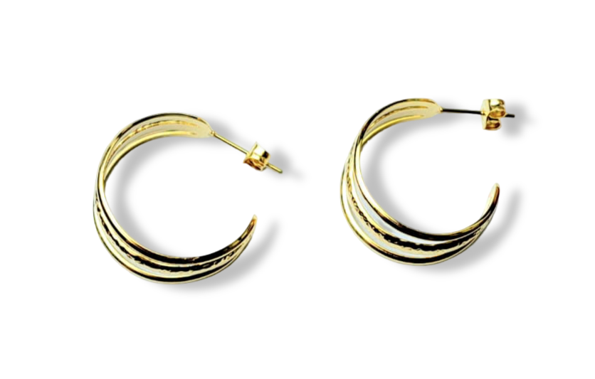 ARETE TRIPLE ARRACADA DORADO