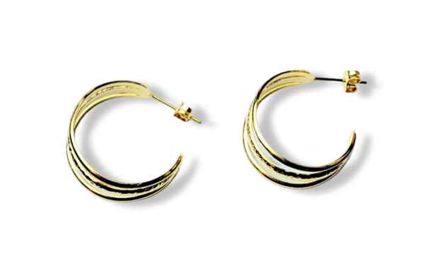 ARETE TRIPLE ARRACADA DORADO