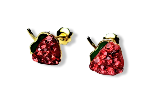 ARETE FRESA ROJA BROQUEL DORADO