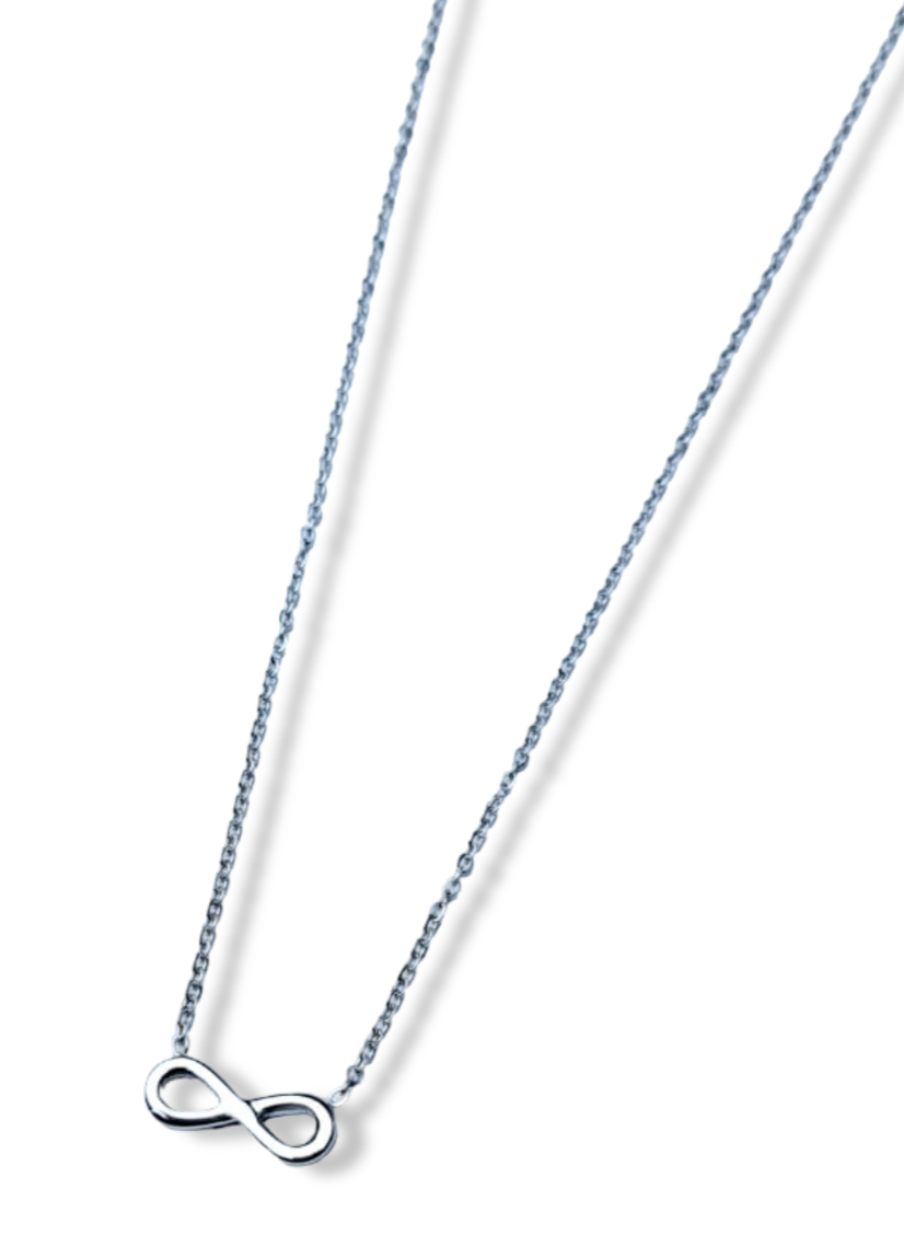 COLLAR INFINITO PLATEADO