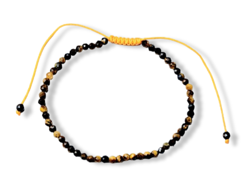PULSERA AJUSTABLE OJO DE TIGRE