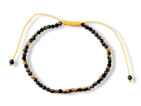 PULSERA AJUSTABLE OJO DE TIGRE