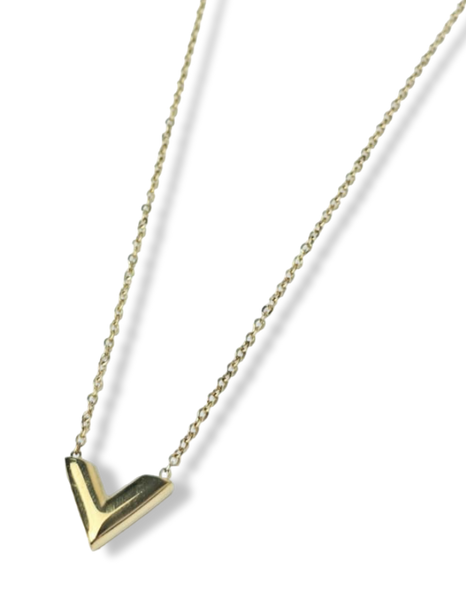 COLLAR WATERPROOF CORTE V DORADO