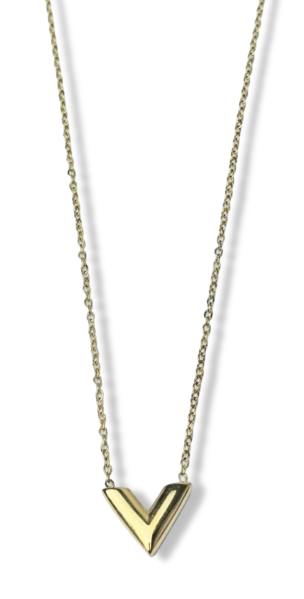COLLAR WATERPROOF CORTE V DORADO